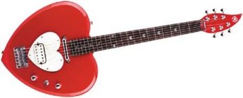 Daisy Rock Heartbreaker Artist Electric Guitar, Red Hot Red*
