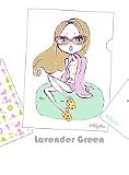 ブライス クリアファイル ラベンダーグリーン