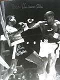 HURRICANE CARTER AND EMILE GRIFFITH AUTOGRAPHED 16X20 BOXING PHOTO (BOXING)