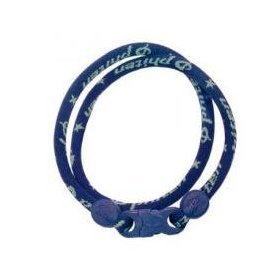 New Phiten Star Sport 22 Navy Blue/Green Necklace