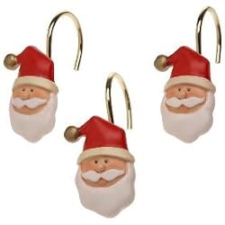 Santa Claus Shower Hooks - Christmas Theme Bath