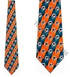 Miami Dolphins Ties Stripe Mens Neckties
