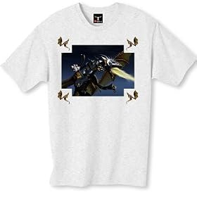 Fire Warrior Dragon T-Shirt Standard Cotton