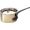 Stunning Bourgeat Copper Saucepan Sauce Pan (Copper Lid Included) -  3.3Ltr 200mm - A beautiful piece of cookware to add to your collection,  with excellent cooking characteristics.