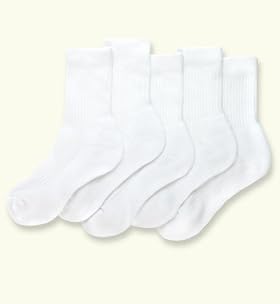 5 Pairs Of Cotton Rich Sports Socks