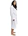 TowelSelections Womens Robe Cotton Terry Cloth Towel Bathrobe Kimono Spa Shower Bath Robe for Women Medium-Large White