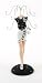 Jewellery Mannequin with White Skirt and Black and White Spot Top