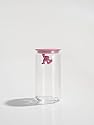 A di Alessi Gianni Glass Jar, Pink Lid, 140 cl, (AMDR06 P)