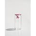 A di Alessi Gianni Glass Jar, Pink Lid, 140 cl, (AMDR06 P)