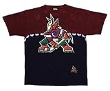 Phoenix Coyotes Red Line Tie-Dye T-Shirt