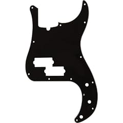 FENDER PRECISION BASS PICKGUARD BLACK 3 PLY (13 HOLES)