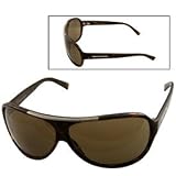 Giorgio Armani - Giorgio Armani Shield Sunglasses 438/S/0086/MW/68: Dark Tortoise/Brown