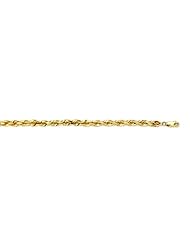 14K Gold Y Rope D.C. 4.5-5.3mm Necklace 30 Inch