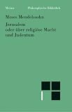 Jerusalem oder �ber religi�se Macht im Judentum