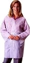 PE Coated Polypropylene Lab Coats 1.25 oz two Pocket (30 per case)-Size Large