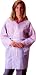 Polypropylene Smocks .4 oz Poly Poultry Smock, Elastic Wrists (50 per case) Size Large