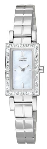 Citizen Ladies Silhouette Diamond Eco-Drive Watch EG2580-58D