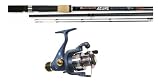 Fishsense Quiver/Feeder - Ensemble canne à pêche 10 ft (3 m) Twin Tip + moulinet