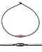 Phiten Titanium Sport Necklace Black & White 22