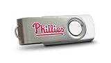 Centon Philadelphia Phillies Edition DataStick Swivel 4 GB USB 2.0 Flash Drive DSVM4 GB-PHI (White)