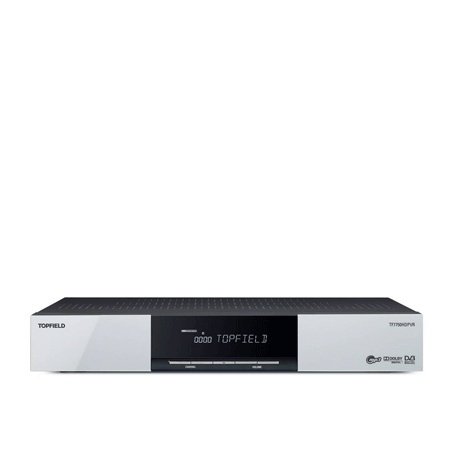 Topfield TF 7750 Digitaler Twin-Satelliten-Receiver mit 250 GB Festplatte (Scart-Anschluss, HDTV, HDMI, PVR-Ready, USB 2.0) silber