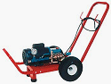 Wheeler Rex Gas Power Operated Hydrostatic Test Pump: Electric Direct drive triplex plunger pump