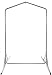 Outback Chair AC-732 Oval Chair Frame, Platinum