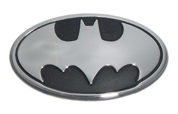  Batman "Chrome Oval Emblem" Premium Metal Finish Car Truck Motorcycle Logo