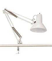 Grandrich G-2518 WH 100-Watt Incandescent Architects Swing Arm Light, White