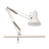 Grandrich G-2518 WH 100-Watt Incandescent Architect's Swing Arm Light, White