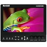 Marshall 7 inch On Camera Monitor with Composite and Component, HDMI Inputs and Canon Battery Mount
