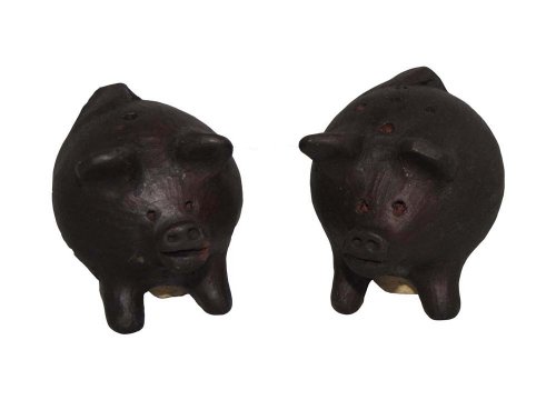 Best Cheap Pomaireware Clay Product Pig Shaped Salt and Pepper Set