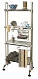 5-Shelf Book Case in White Finish By Ameriwood Furniture