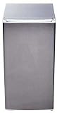 Summit FF41SS 3.6 cu. ft. Compact Refrigerator with Adjustable Wire Shelves, Door Storage, Adjustable Thermostat and Wrapped Stainless Steel Door: White