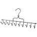 CHROME ACCESSORY &amp; JEWELLERY HANGER - Hang flat against a wall or door or use in Wardrobe - TIE, SCARF, BELT COAT HANGER