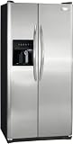 Review Frigidaire  / Frigidaire Gallery Series GLHS36EJSB 22.6 cu. ft. Side by Side Refrigerator with 3 Glass Shelves, Clear Gallon Door Storage, 2 Humidity Controls and External 5 Button Ice/Water Dispenser