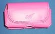 HOT PINK HORIZONTAL LEATHER CASE POUCH+CLIP for PALM CENTRO 685 / 690