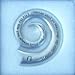Swing Design Paperweight Brushed Metal Swirl