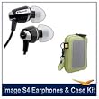 Klipsch IMAGE S4 In-Ear Enhanced Bass Noise-Isolating Headphones Bonus Pack