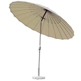 SIENA GARDEN Sonnenschirm Sunshine O270cm,Bezug creme