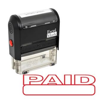 Set A Shopping Price Drop Alert For PAID Self Inking Rubber Stamp - Red Ink (42A1539WEB-R)