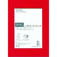 《ペーパーフレーム》Paper Frame Red B6-L(L版用)