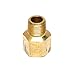 FasParts 1/2 Female NPT FPT FIP to 3/8 Male MPT MIP Brass Pipe Adaptor Fitting Fuel / Air / Water / Boat / Gas / Oil WOG by FASPARTS