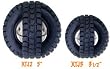 Small Jingle X-Tire 3.5" Ball Dog Toy by Pet Qwerks
