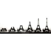 La Tour Eiffel (Eiffel Tower Construction, The Paris Collection) Art Poster Print