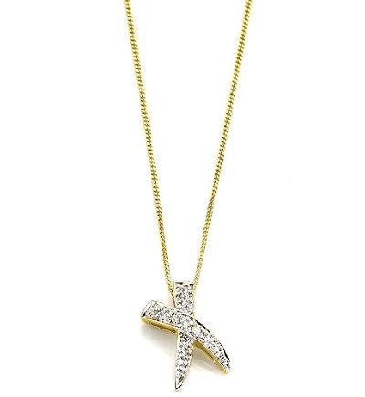 9CT Gold Kiss Pendant Necklace 9CT Gold Kiss Pendant Necklace
