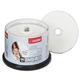 Imation Printable - 50 x DVD-R - 4.7 GB 16x - white - ink jet printable surface - spindle... by 
