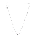 Sterling Silver Fwp Necklace - Peacock ( 40" )