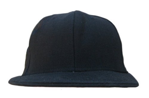 New Era Los Angeles Angels of Anaheim Fitted Hat Cap - Black Side Logo (Various Sizes), 7 1/2