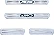 Custom Chrome Door Sill Step Cover Honda CRV 1997-2001 Grills-Bumpers Molding-Trim